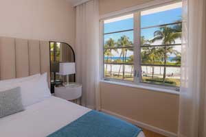 The Ocean Front King Bed Room at Avalon Hotel 